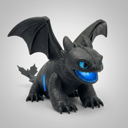 Foto de estudio del dragón negro